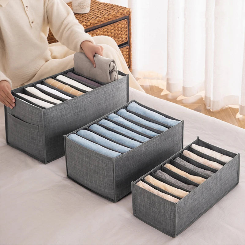 Foldable Wardrobe Drawer Organizer for Pants and Jeans