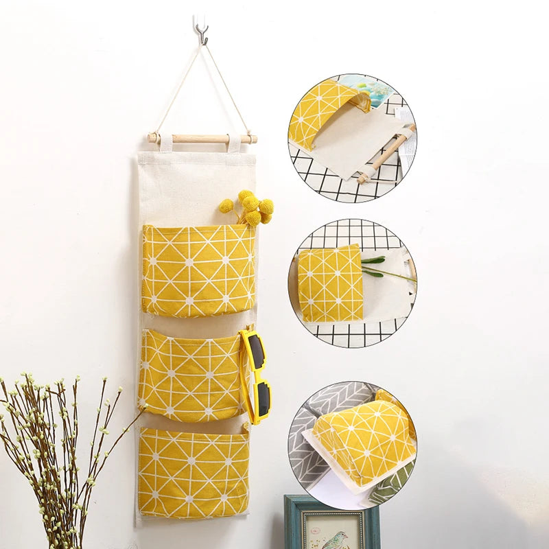 3-Tier Wall Hanging Storage Organizer for Home