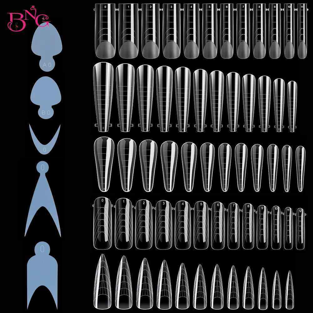 Dual Form Nail Extension Molds for Perfect Manicures