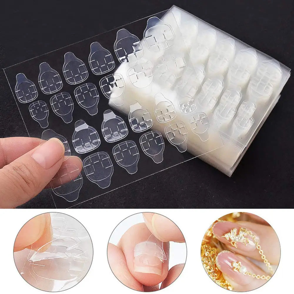 Double-Sided Jelly Adhesive Tabs for Press-on Nails - 1