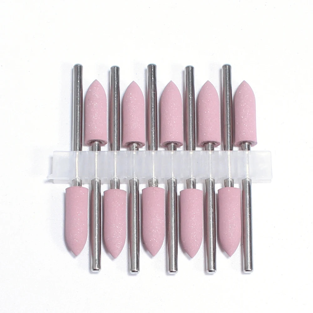 Silicone Nail Drill Bit Set for Professional Manicure and Pedicure