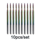 Rainbow Diamond Nail Drill Bit Set for Manicure