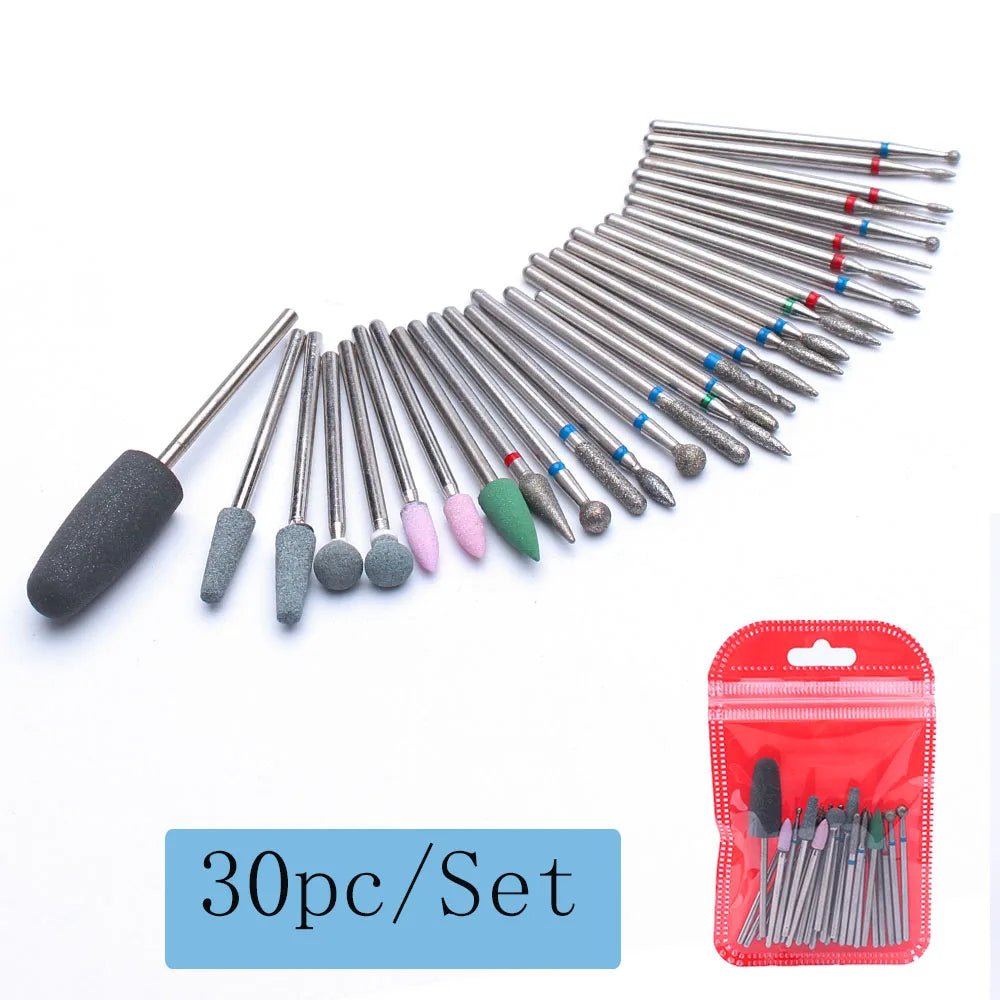 Professional Diamond Nail Drill Bit Set for Manicure