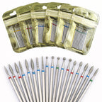 Diamond Nail Drill Bit Set for Manicure and Cuticle Care