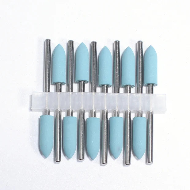 Silicone Nail Drill Bit Set for Professional Manicure and Pedicure