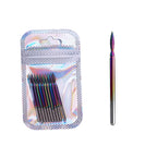 Rainbow Diamond Nail Drill Bit Set for Manicure