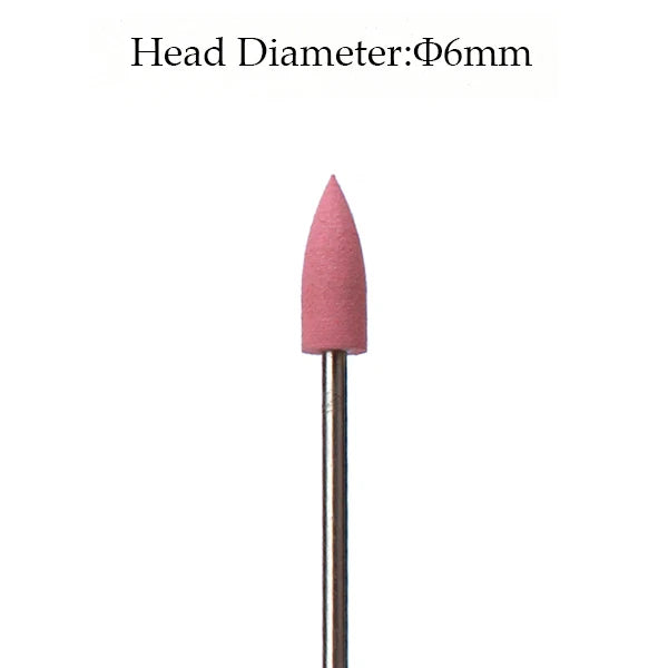 Silicone Nail Drill Bit for Professional Manicure and Pedicure - 60