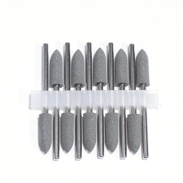 Silicone Nail Drill Bit Set for Professional Manicure and Pedicure