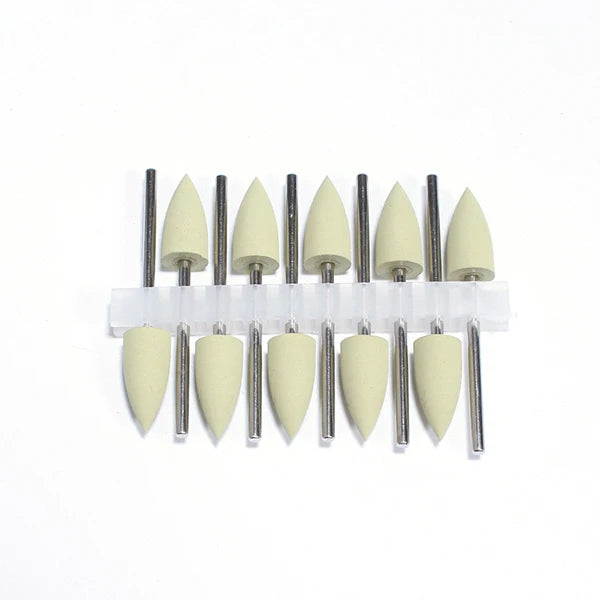 Silicone Nail Drill Bit Set for Professional Manicure and Pedicure - 25