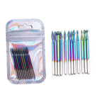 Rainbow Diamond Nail Drill Bit Set for Manicure
