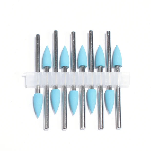 Silicone Nail Drill Bit Set for Professional Manicure and Pedicure - 23