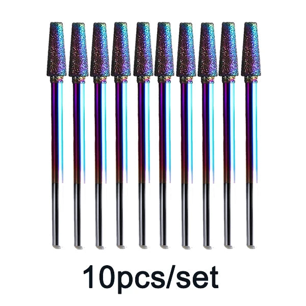 Rainbow Diamond Nail Drill Bit Set for Manicure - 31