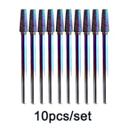 Rainbow Diamond Nail Drill Bit Set for Manicure