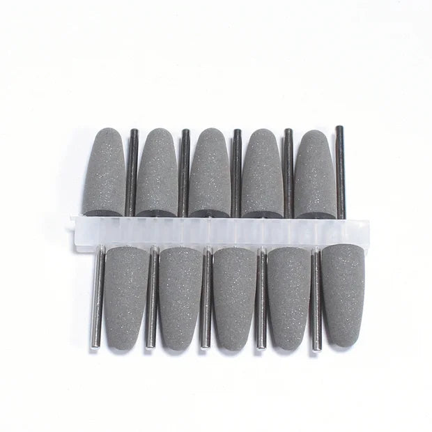 Silicone Nail Drill Bit Set for Professional Manicure and Pedicure