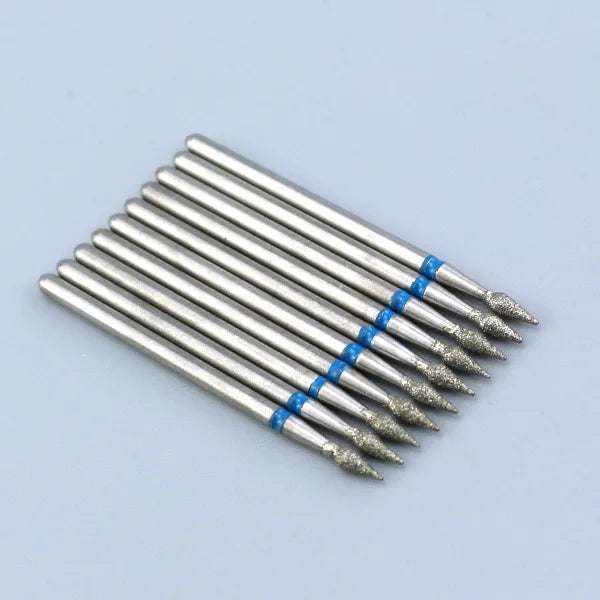 Diamond Nail Drill Bit Set for Manicure and Cuticle Care - 9
