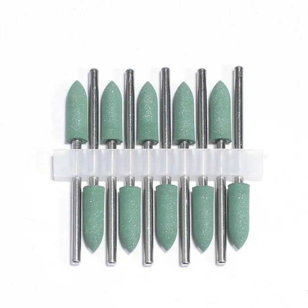 Silicone Nail Drill Bit Set for Professional Manicure and Pedicure - 30