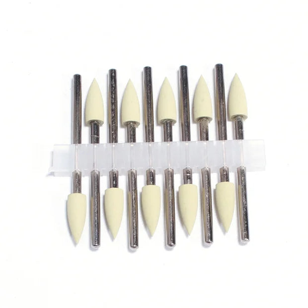 Silicone Nail Drill Bit Set for Professional Manicure and Pedicure