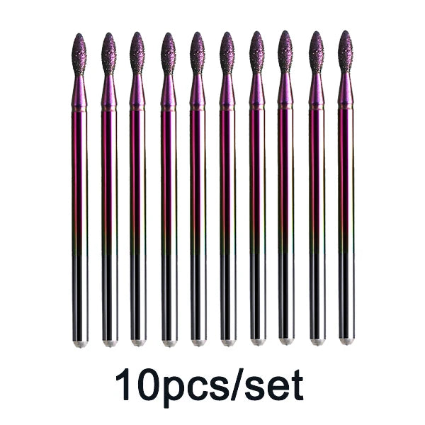 Rainbow Diamond Nail Drill Bit Set for Manicure - 20