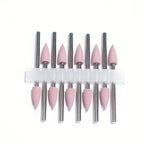 Silicone Nail Drill Bit Set for Professional Manicure and Pedicure