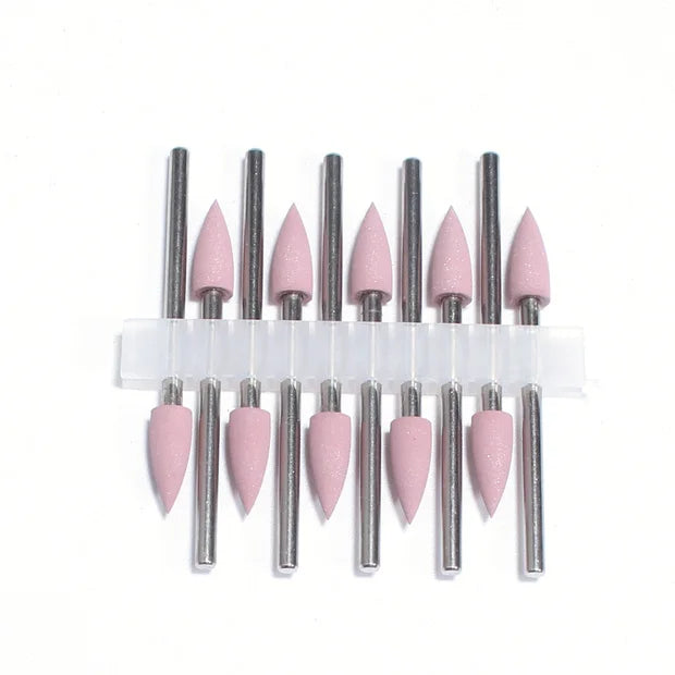 Silicone Nail Drill Bit Set for Professional Manicure and Pedicure