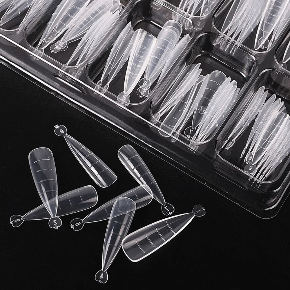 Almond Shape Poly Gel Nail Extension Forms