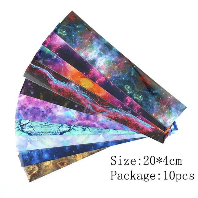 Vintage Newspaper Nail Art Transfer Foil Set - 13