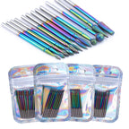 Rainbow Diamond Nail Drill Bit Set for Manicure