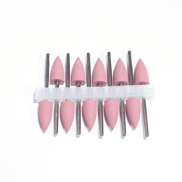 Silicone Nail Drill Bit Set for Professional Manicure and Pedicure - 18