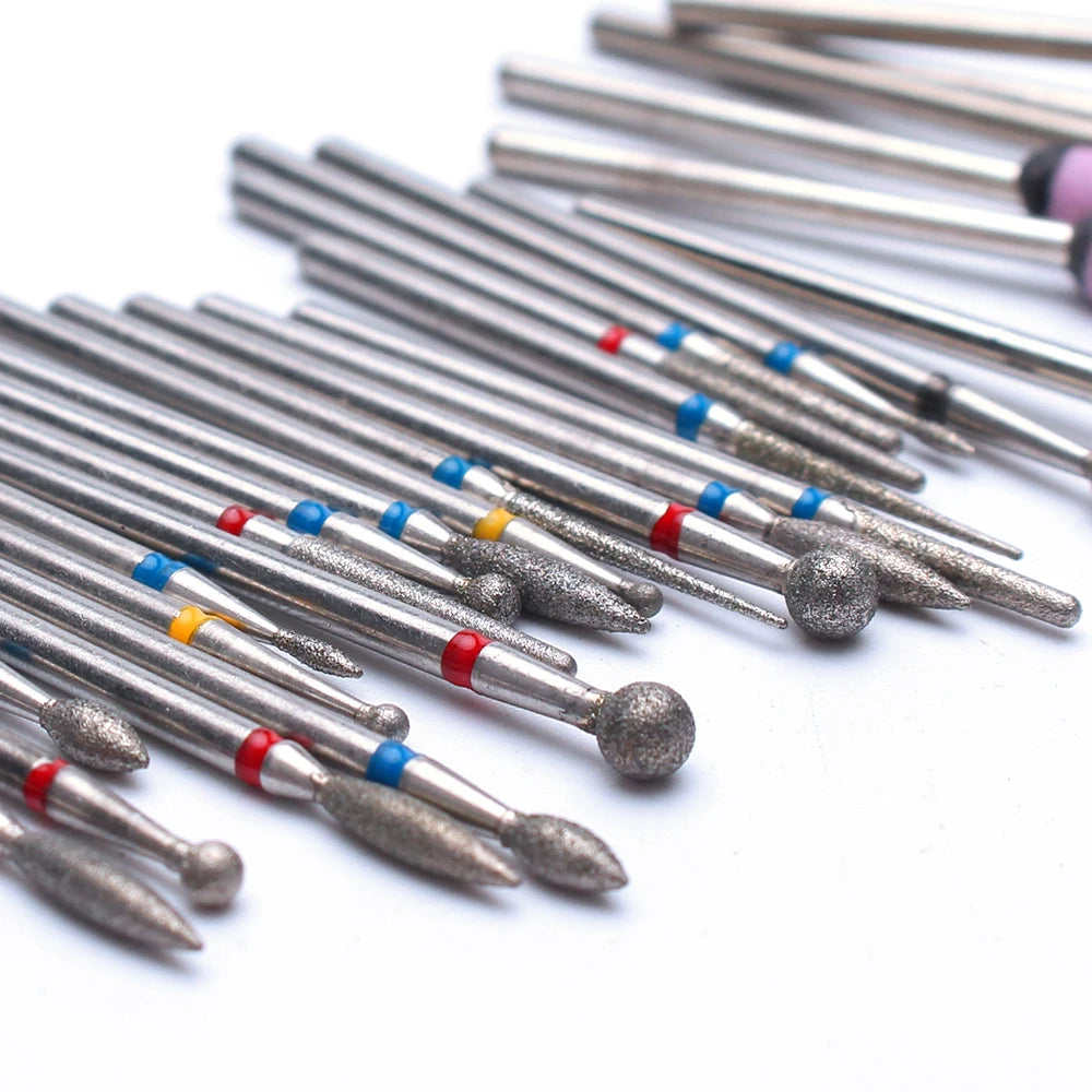 Professional Diamond Nail Drill Bit Set for Manicure - 5