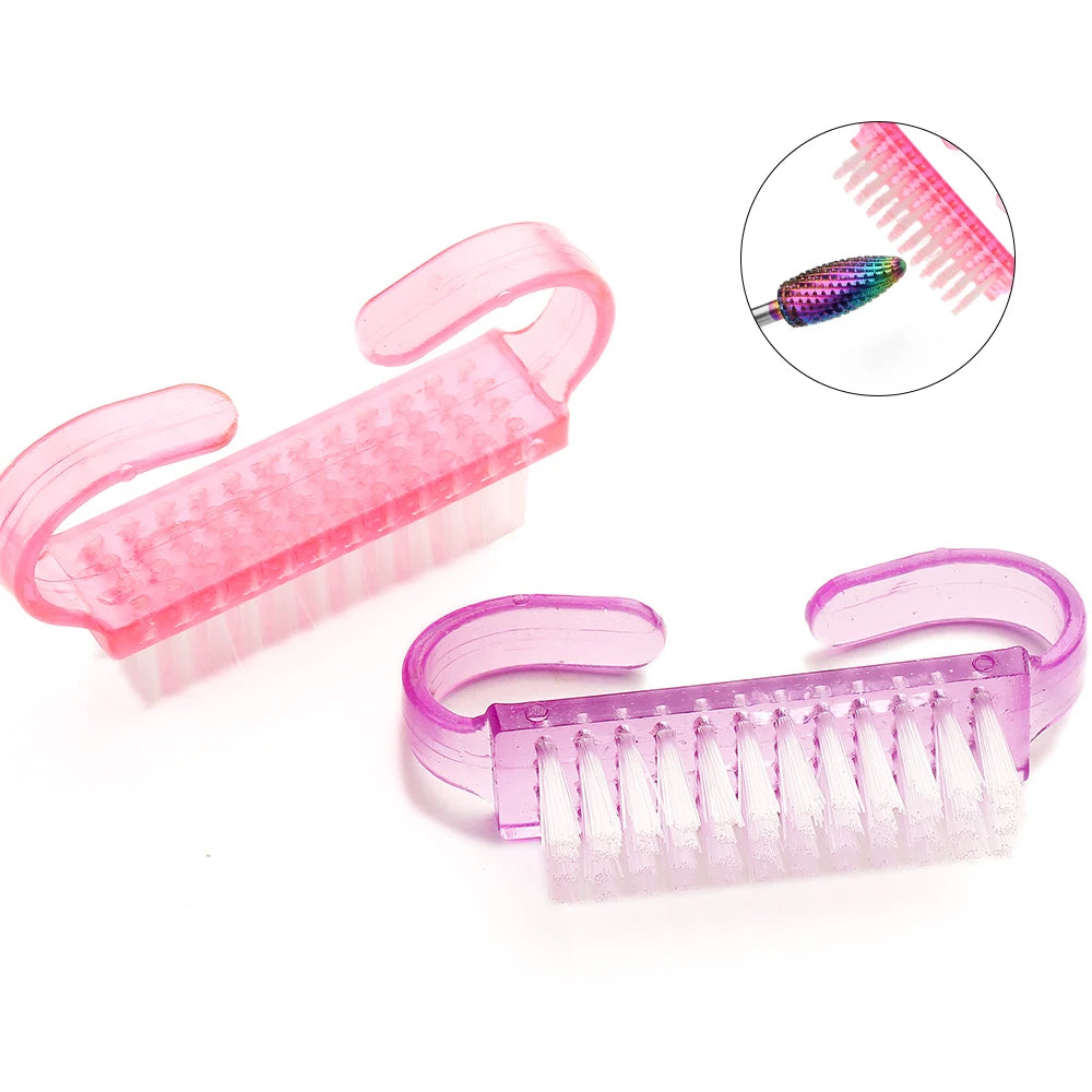 Professional Nail Cleaning Dust Removal Brush Set