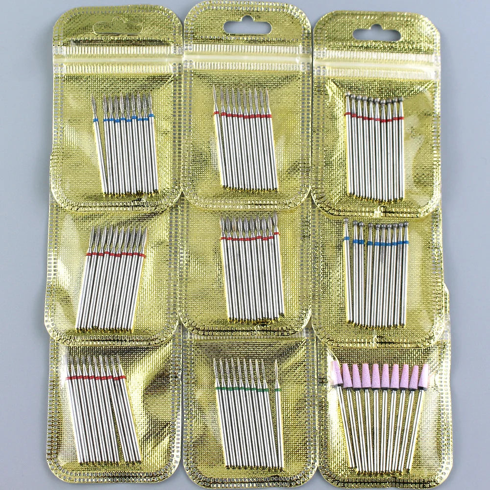 Diamond Nail Drill Bit Set for Manicure and Cuticle Care