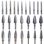 Professional Tungsten Carbide Nail Drill Bit Set