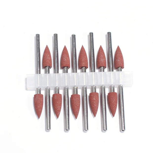 Silicone Nail Drill Bit Set for Professional Manicure and Pedicure