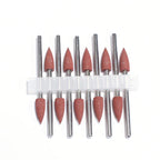 Silicone Nail Drill Bit Set for Professional Manicure and Pedicure