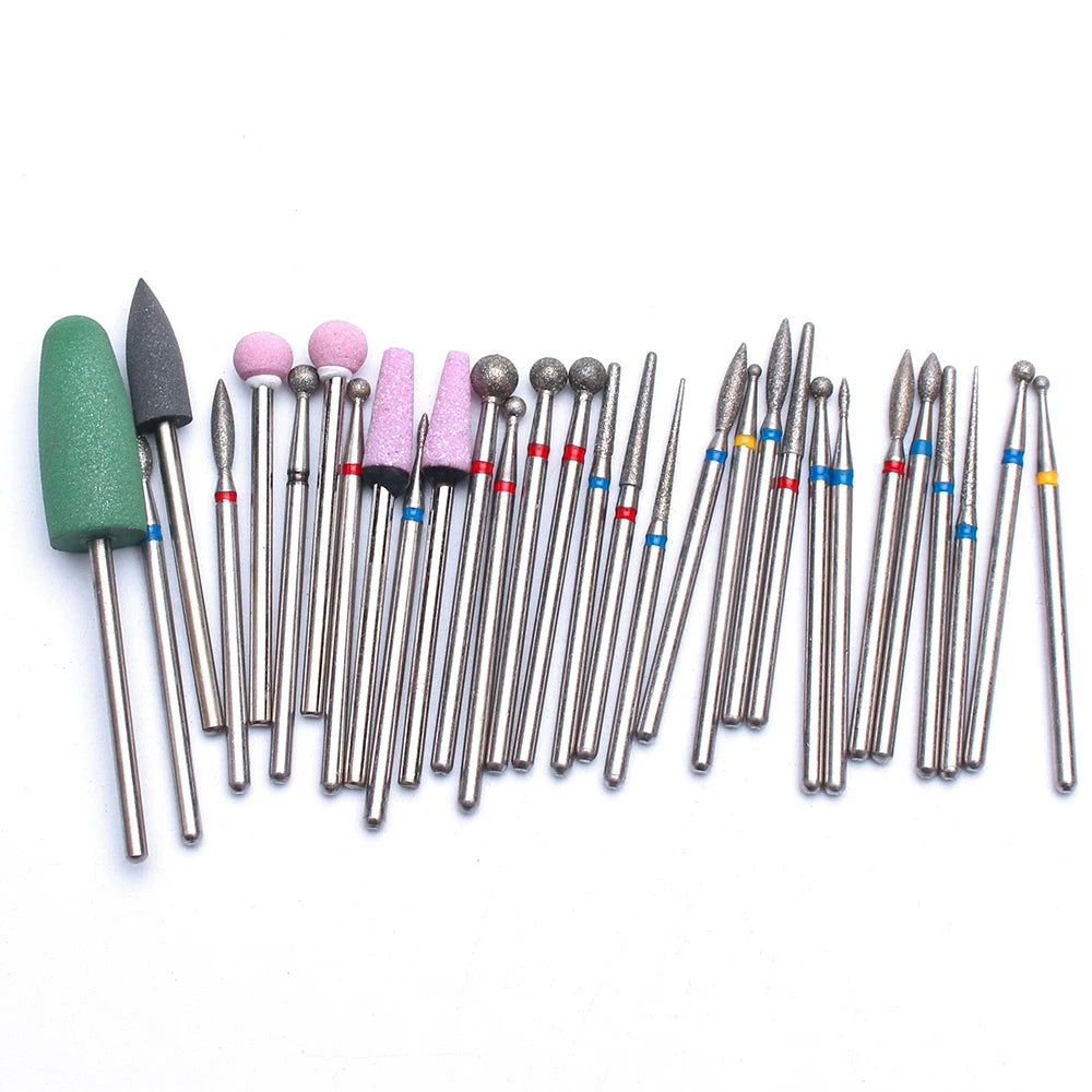 Professional Diamond Nail Drill Bit Set for Manicure - 4