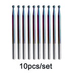 Rainbow Diamond Nail Drill Bit Set for Manicure