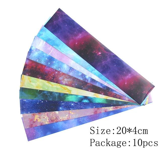 Vintage Newspaper Nail Art Transfer Foil Set