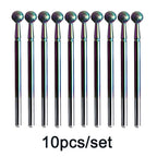 Rainbow Diamond Nail Drill Bit Set for Manicure
