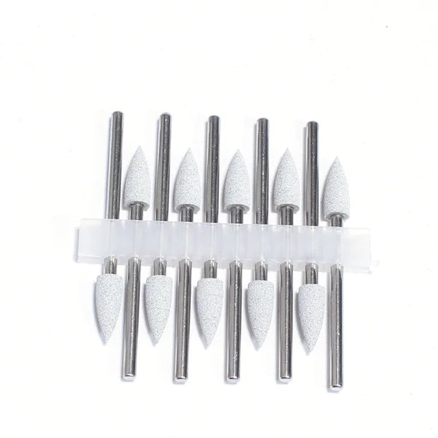 Silicone Nail Drill Bit Set for Professional Manicure and Pedicure