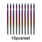 Rainbow Diamond Nail Drill Bit Set for Manicure