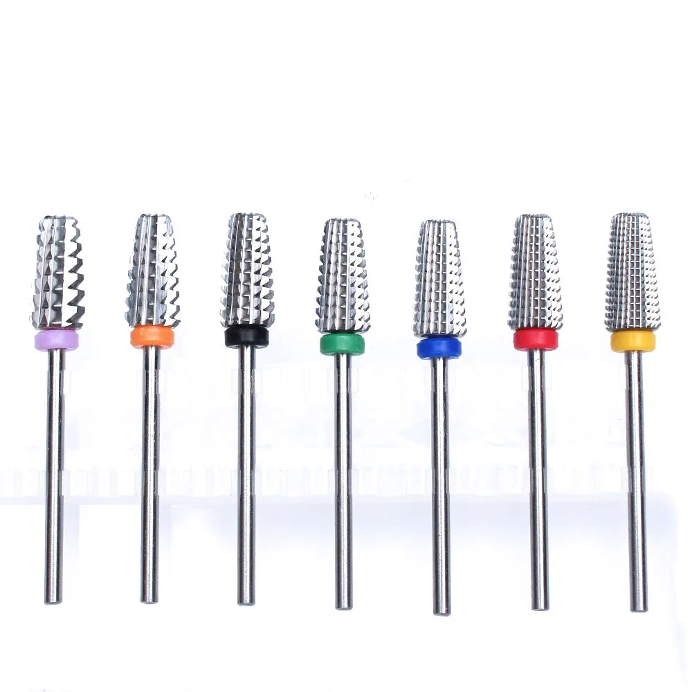 5-in-1 Tapered Carbide Nail Drill Bit for Gel Removal
