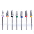 5-in-1 Tapered Carbide Nail Drill Bit for Gel Removal