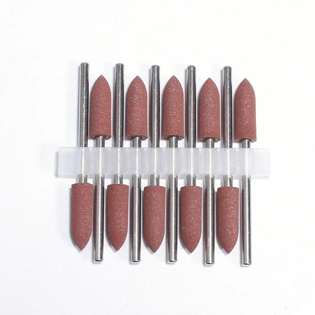 Silicone Nail Drill Bit Set for Professional Manicure and Pedicure