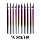 Rainbow Diamond Nail Drill Bit Set for Manicure