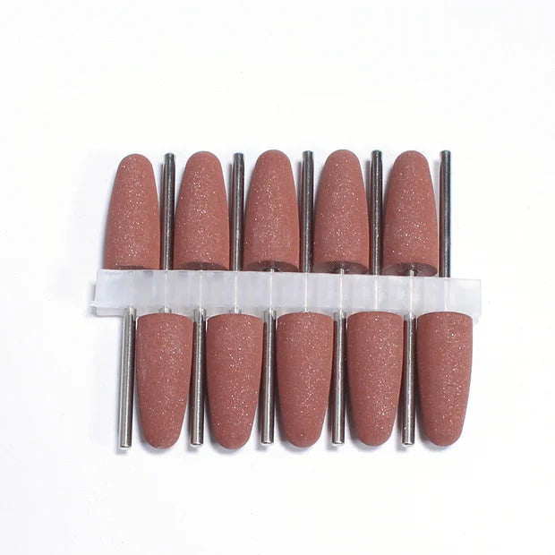 Silicone Nail Drill Bit Set for Professional Manicure and Pedicure