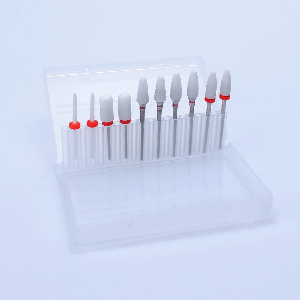 Professional Ceramic Nail Drill Bit Set for Manicure