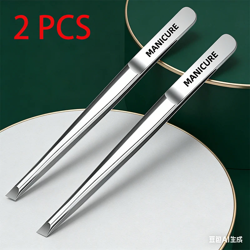 Precision Stainless Steel Slant-Tip Eyebrow Tweezers