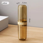 Portable Toothbrush and Toothpaste Travel Case