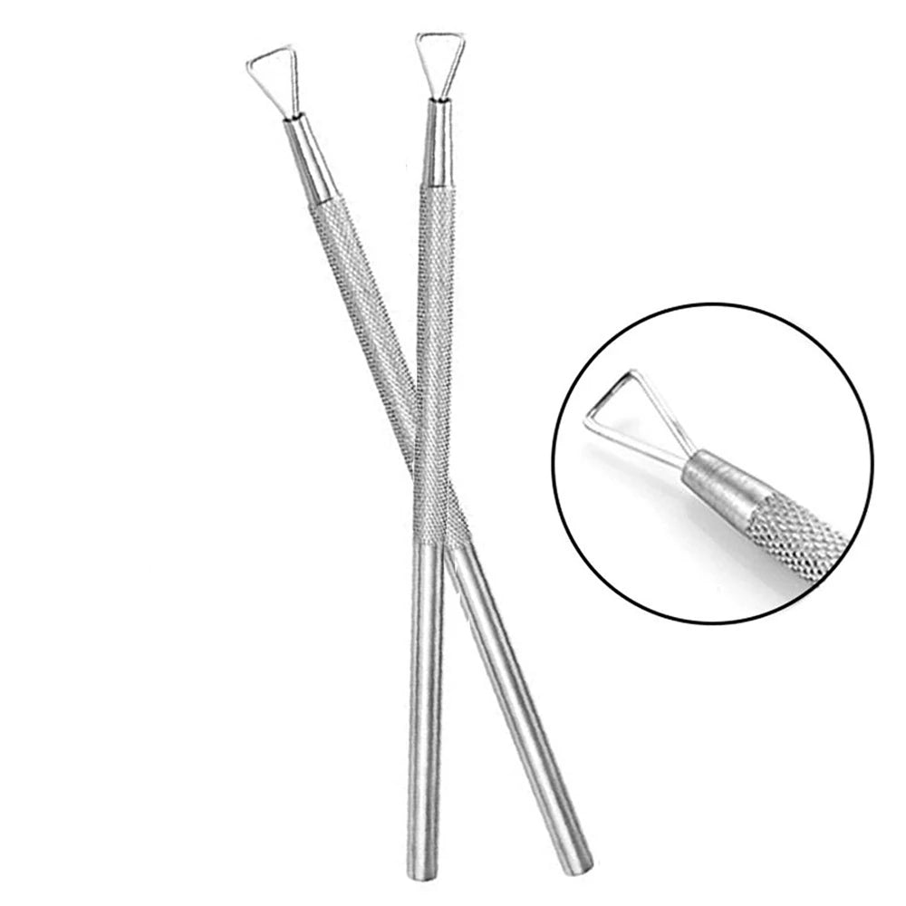 Stainless Steel Gel Nail Polish and Cuticle Remover Tool