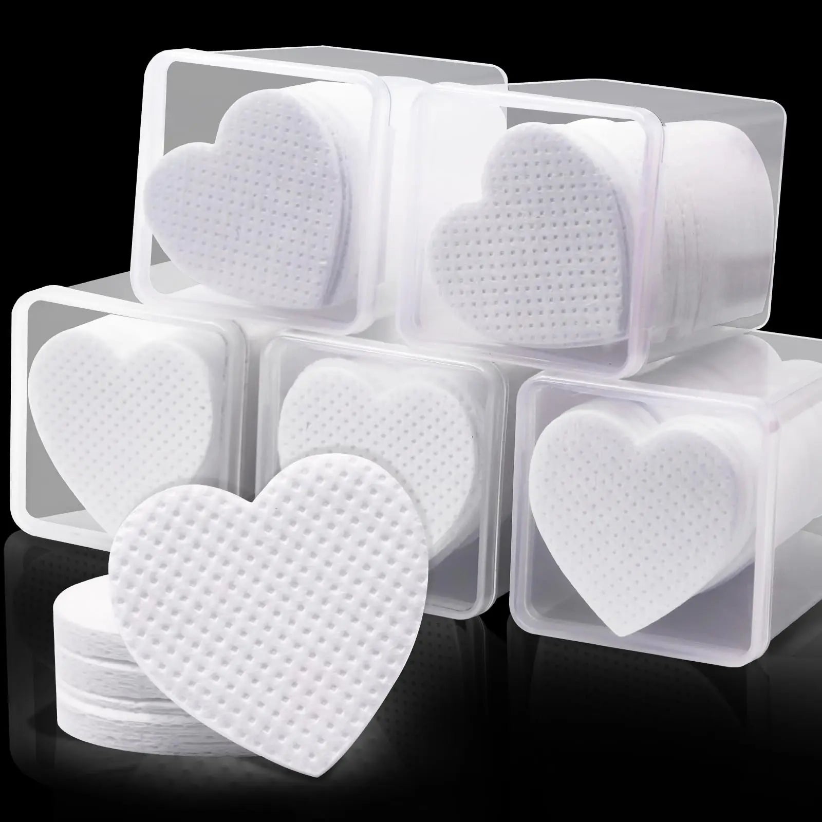 Lint-Free Heart Nail and Lash Cleaning Wipes - 15